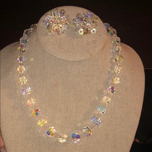 Vintage crystal necklace